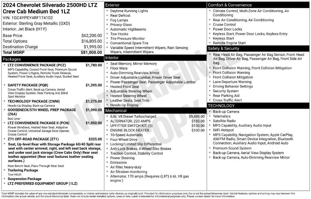 2024 Chevrolet Silverado 2500 HD LTZ