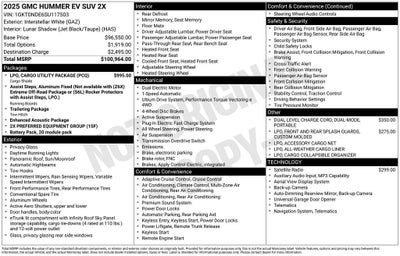 2025 GMC HUMMER EV SUV 2X