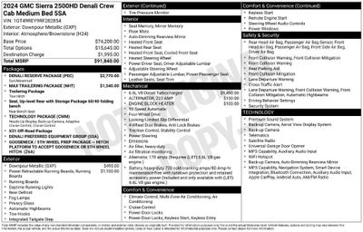 2024 GMC Sierra 2500 HD Denali