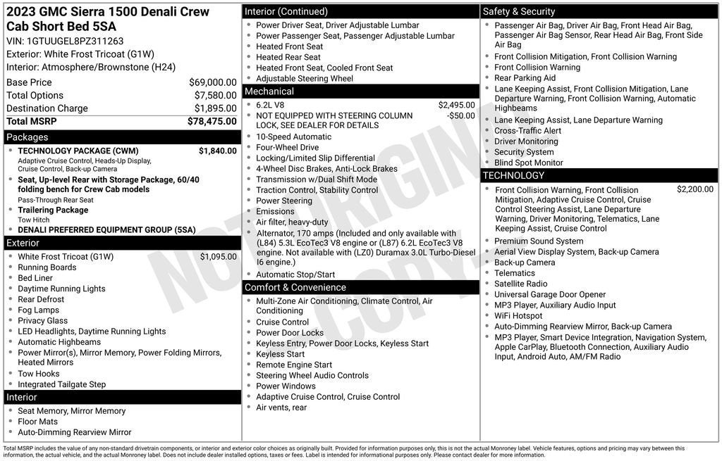 2023 GMC Sierra 1500 Denali