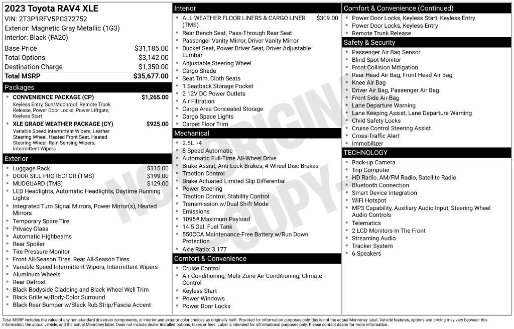 2023 Toyota RAV4 XLE