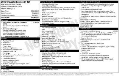 2025 Chevrolet Equinox LT
