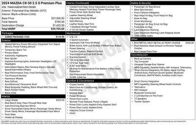 2024 Mazda Mazda CX-50 2.5 S Premium Plus