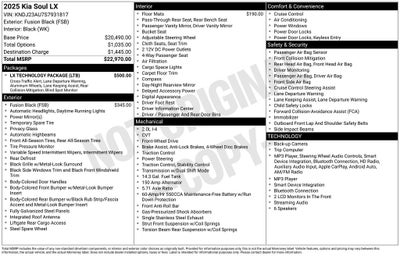 2025 Kia Soul LX