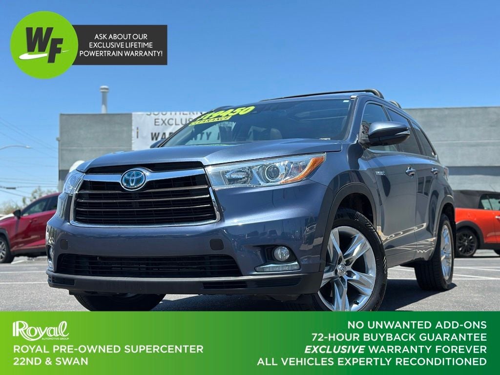 2015 Toyota Highlander Hybrid Limited Platinum